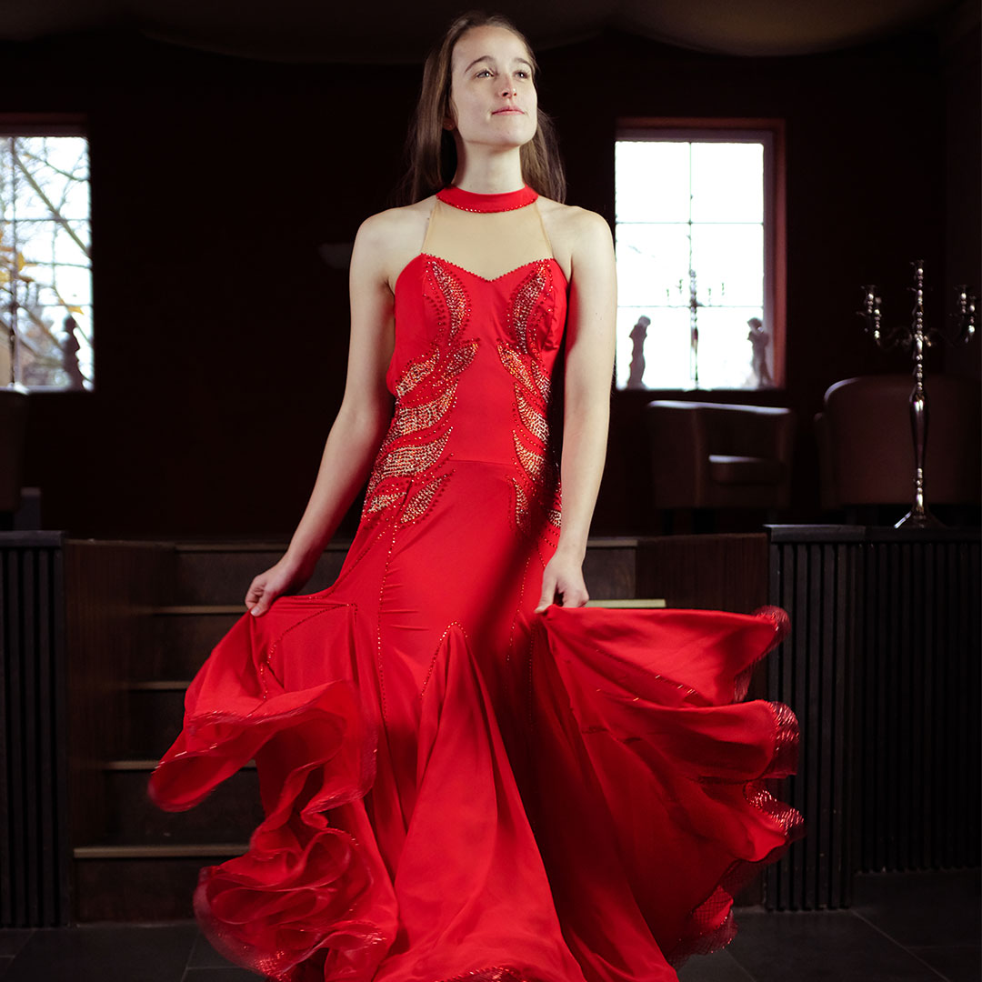 Kleid "Red Symphonie"